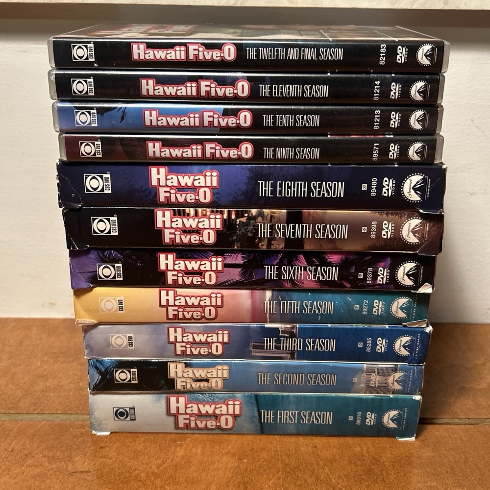 Hawaii Five-O DVD Complete Seasons 1-3 5-12 Jack Lord CBS Original 1968-80